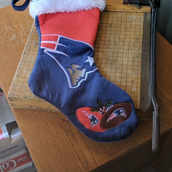 FREE NWOT NE Patriots Christmas Stocking - Picture 2 of 3
